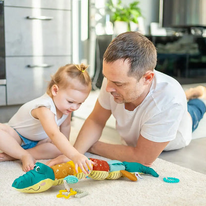 Soft Crocodile Rattle Toy with Music