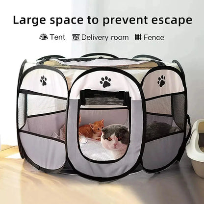 Collapsible Pet Play Tent Outdoor Cat House