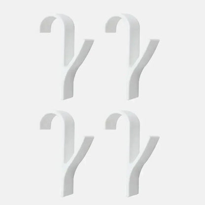 Practical Bathroom Radiator Hooks 4-Pack