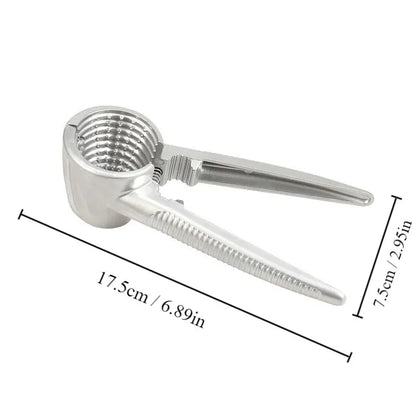 Premium Metal Nutcracker for Nuts and Seeds