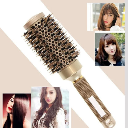 Pro Hair Brush Set, Ceramic & Boar Bristle, Frizz Control