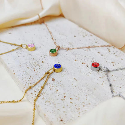 Delicate Gemstone Orbit Choker Necklace