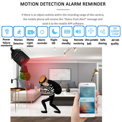 Compact Wireless Motion Sensor Security Camera