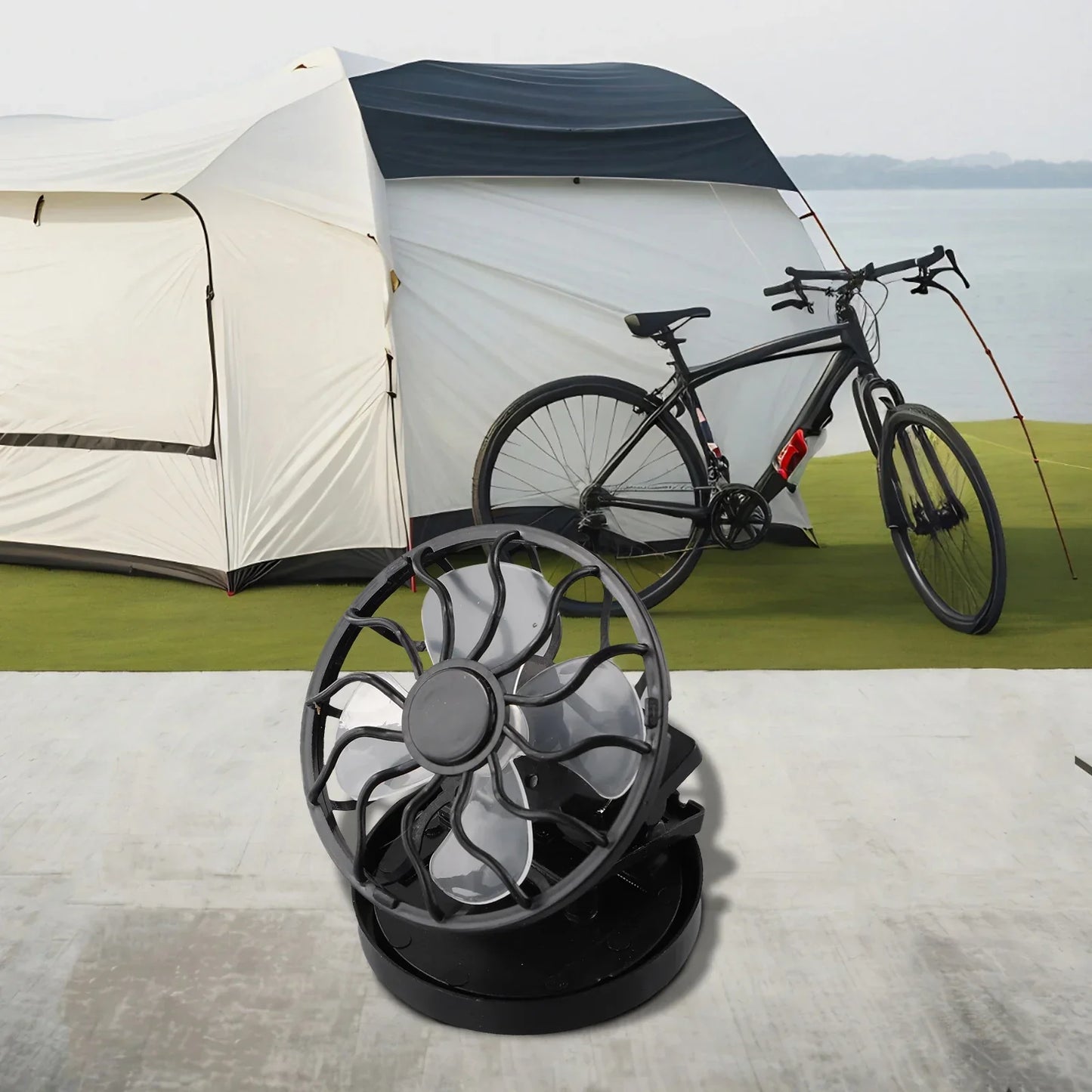 Portable Solar Powered Clip On Fan