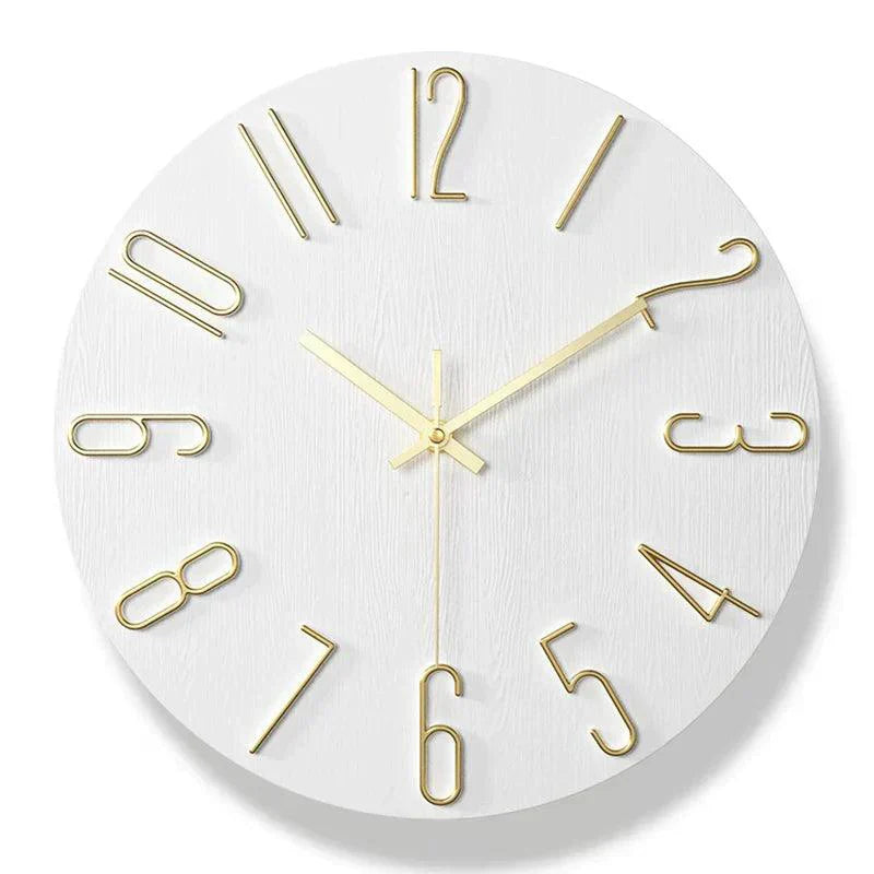 Rustic Wood Wall Clock