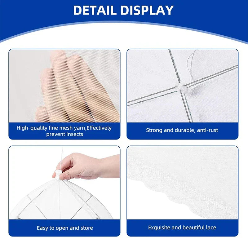 Portable Food Cover Net | Reusable Outdoor Mesh Screen