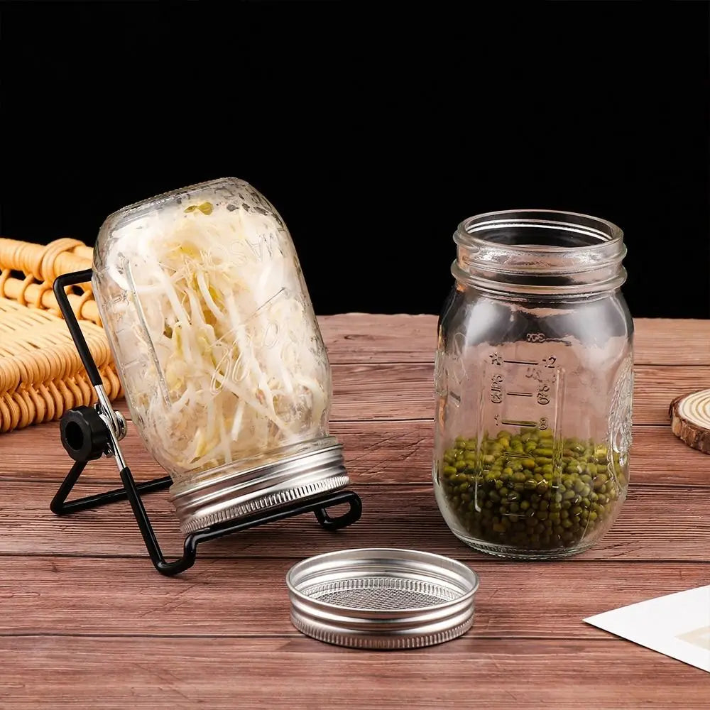 Easy Sprout Jar Starter Kit Stainless Steel Lid