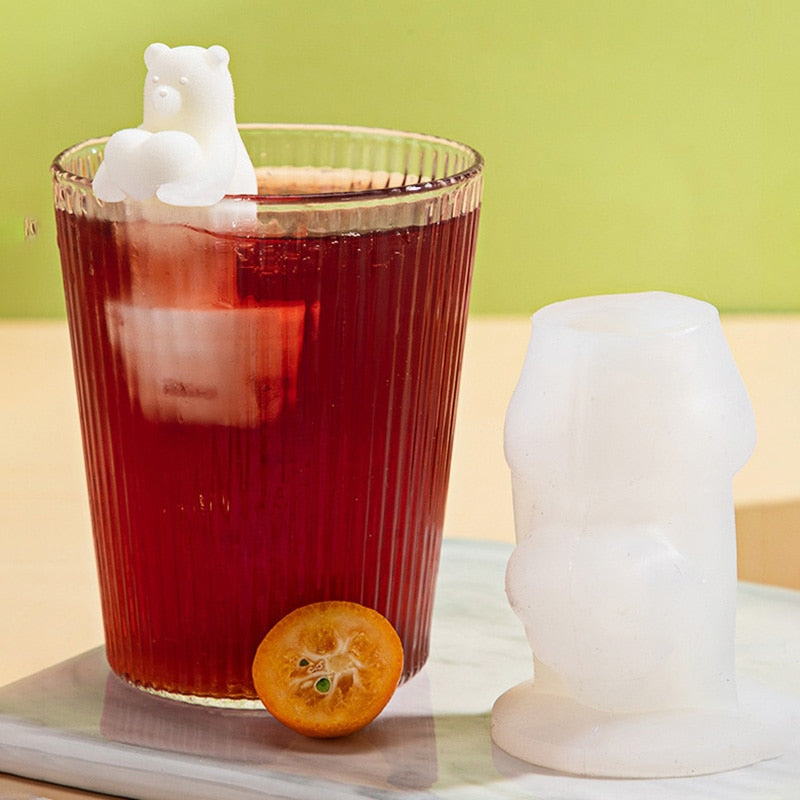 Cute Bear Silicone Ice Cube Maker - Fesara