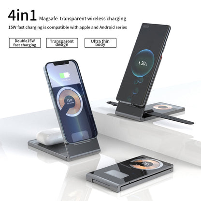 Compact Portable Wireless Charging Phone Stand