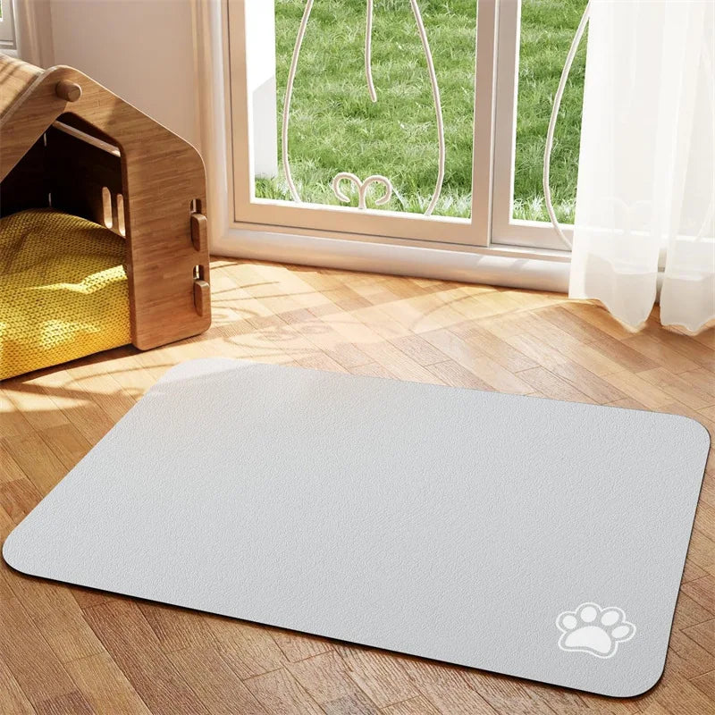 Waterproof Pet Food Mat for Easy Clean Up - Fesara