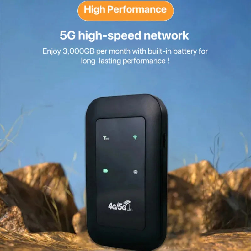 Compact Mobile WiFi Hotspot Router - Fesara