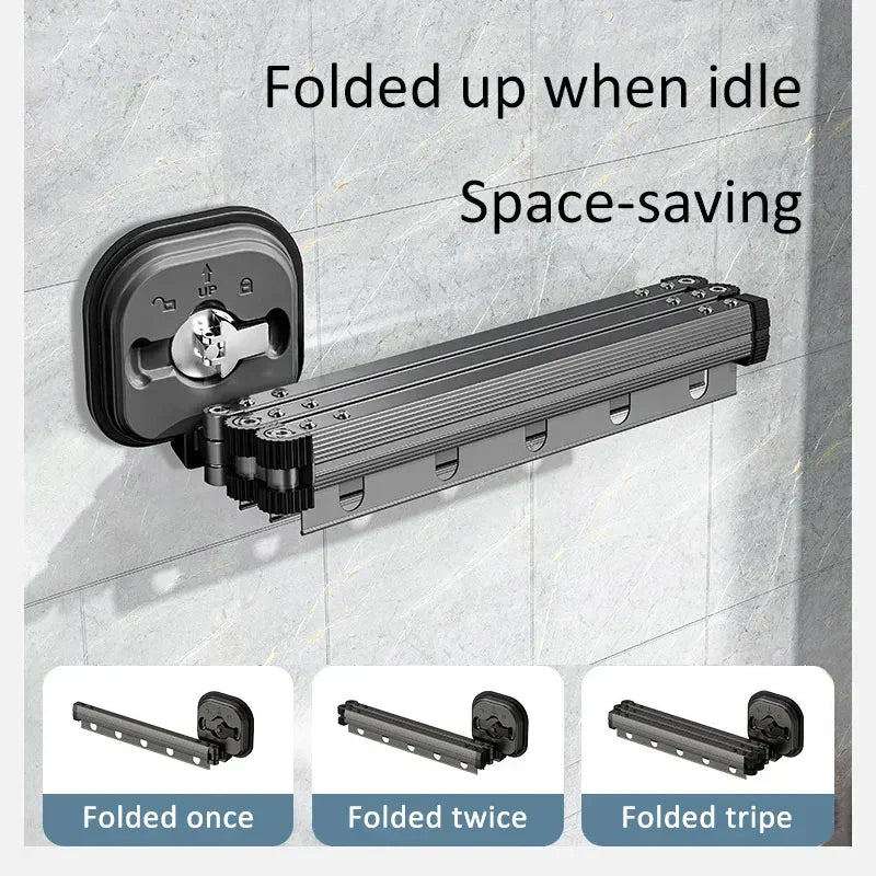 Compact Foldable Clothes Drying Rack