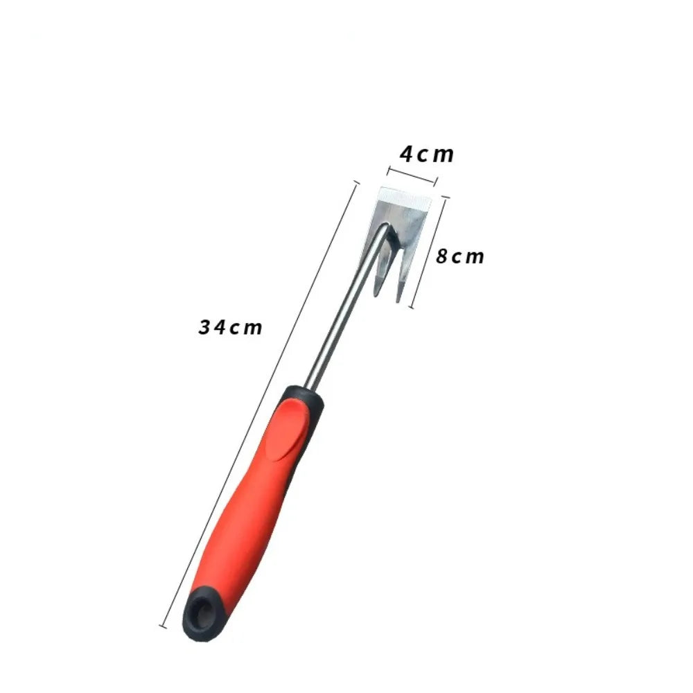 Effective Garden Weed Puller with 3 Prongs Stainless Steel