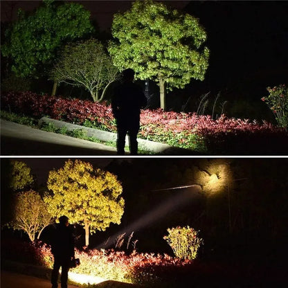 Bright Portable LED Spotlight 40W Waterproof Rechargeable