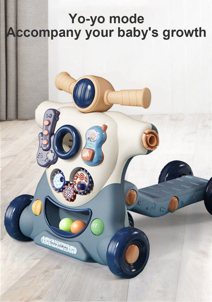 Safe 3-in-1 Baby Activity Walker with Tray