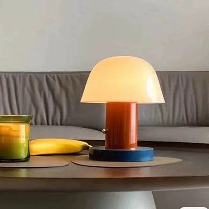 Compact Mushroom Shaped Desk Lamp - Fesara