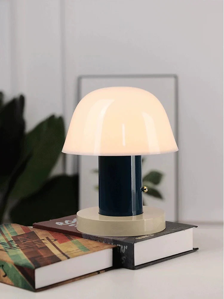 Compact Mushroom Shaped Desk Lamp