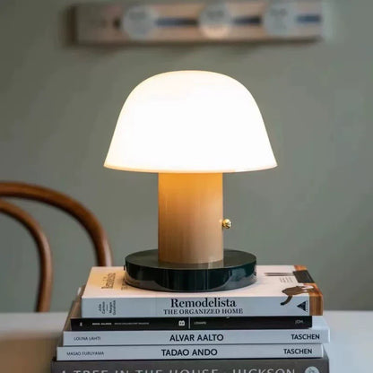 Compact Mushroom Shaped Desk Lamp