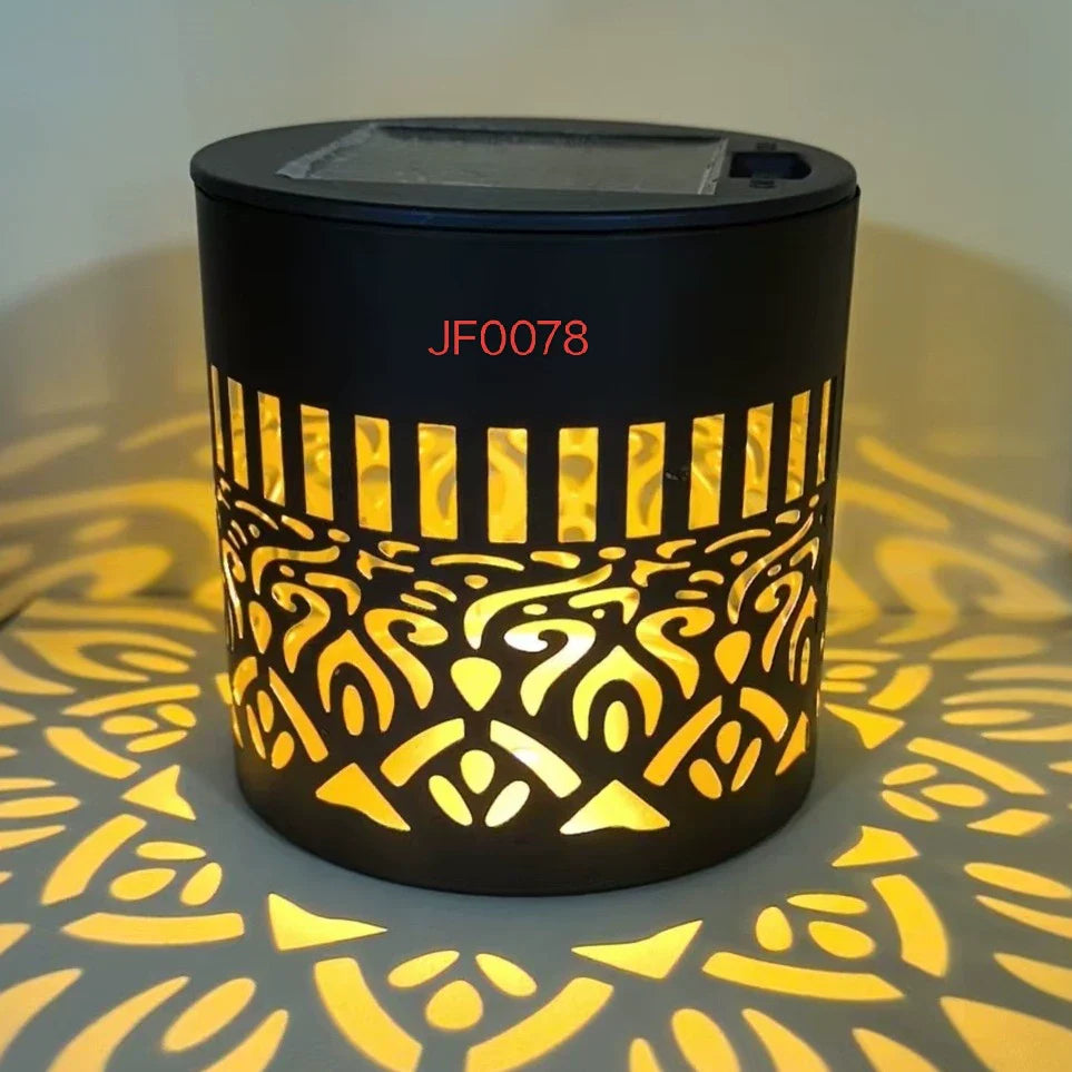 Rustic Garden Solar Powered Lantern