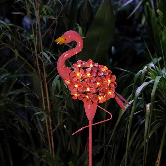 Colorful Pink Yard Lamp - Weatherproof Outdoor Decor - Fesara