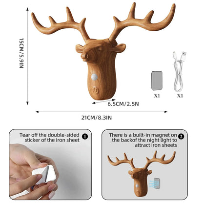 Wireless Battery LED Night Light Motion Sensor Lamp