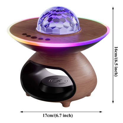 Colorful LED Wireless Charger Table Lamp