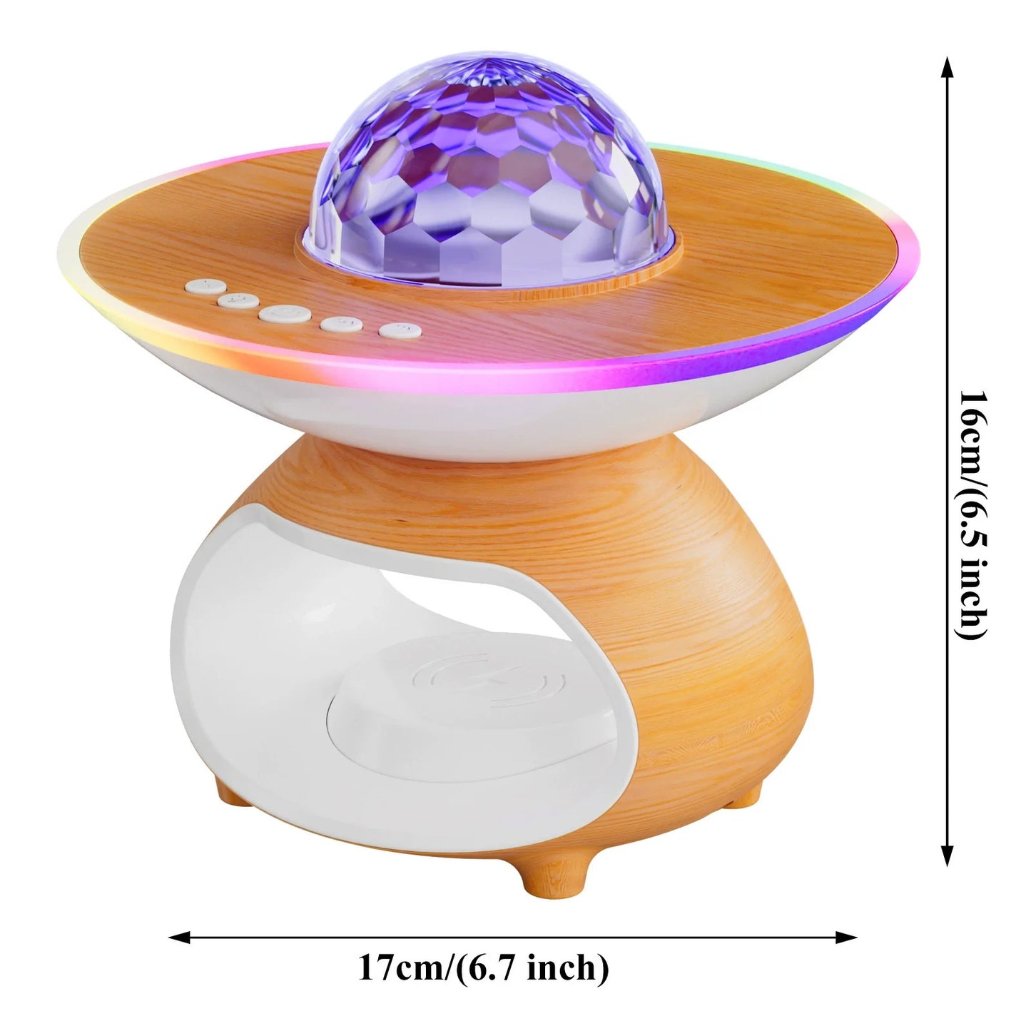 Colorful LED Wireless Charger Table Lamp