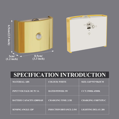 Easy Install LED Motion Sensor Wall Light