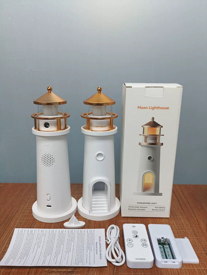 Wireless Ocean Night Light Bluetooth Speaker Table Lamp