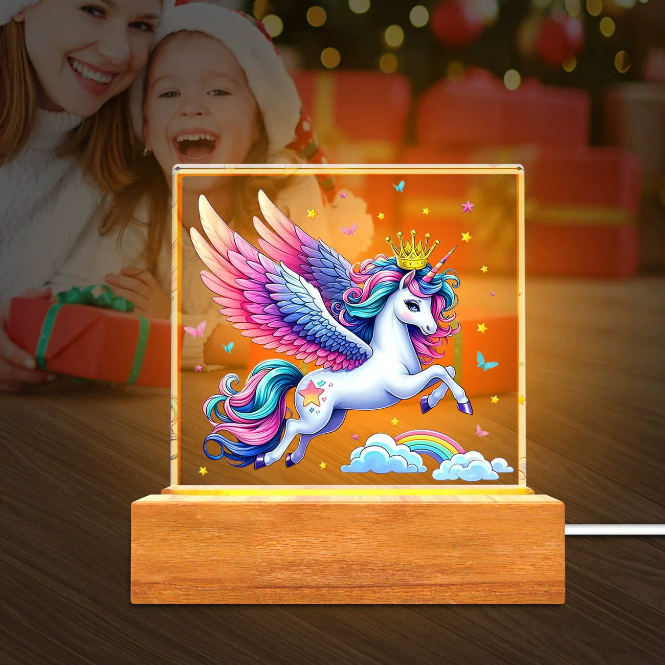 Colorful LED Kids Nightlight Fun USB Desk Lamp