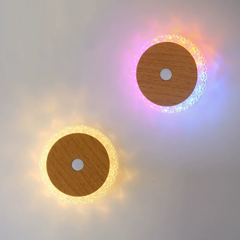 Wireless Motion Sensor LED Night Light Wall Lamp