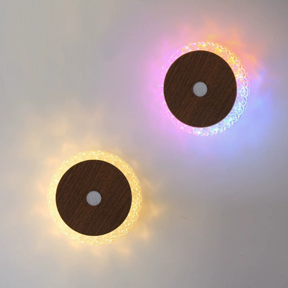 Wireless Motion Sensor LED Night Light Wall Lamp