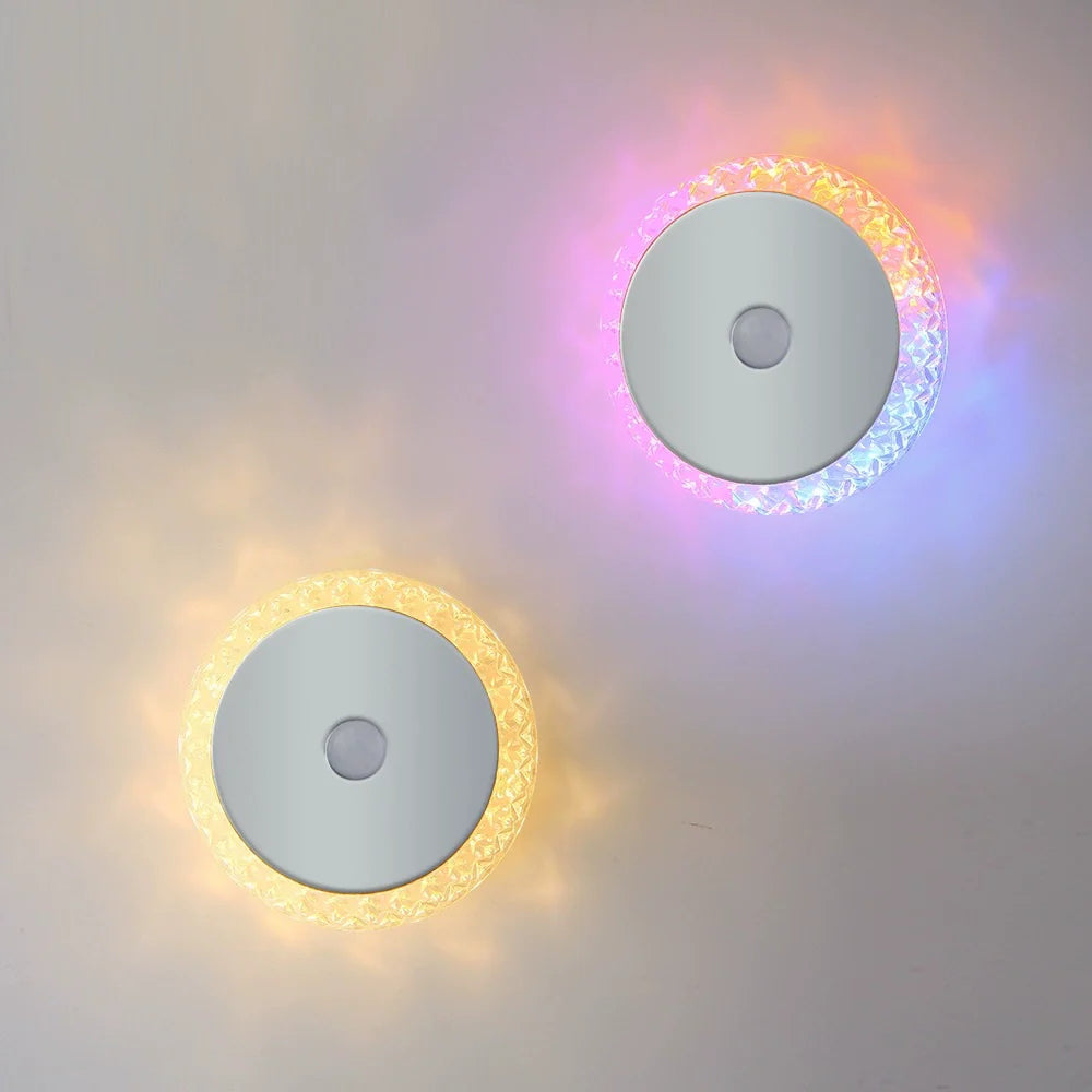 Wireless Motion Sensor LED Night Light Wall Lamp