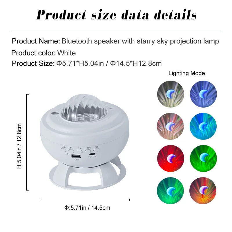 Colorful Night Sky LED Mood Lamp - Fesara