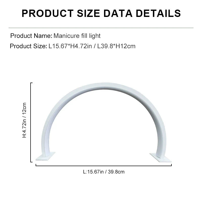Flexible U-Shaped LED Desk Lamp - Fesara