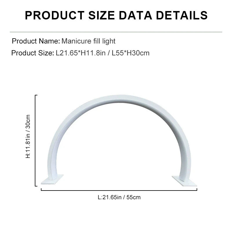 Flexible U-Shaped LED Desk Lamp