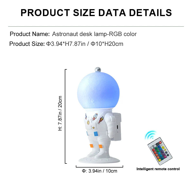Space LED Nightlight Table Lamp Unique Gift
