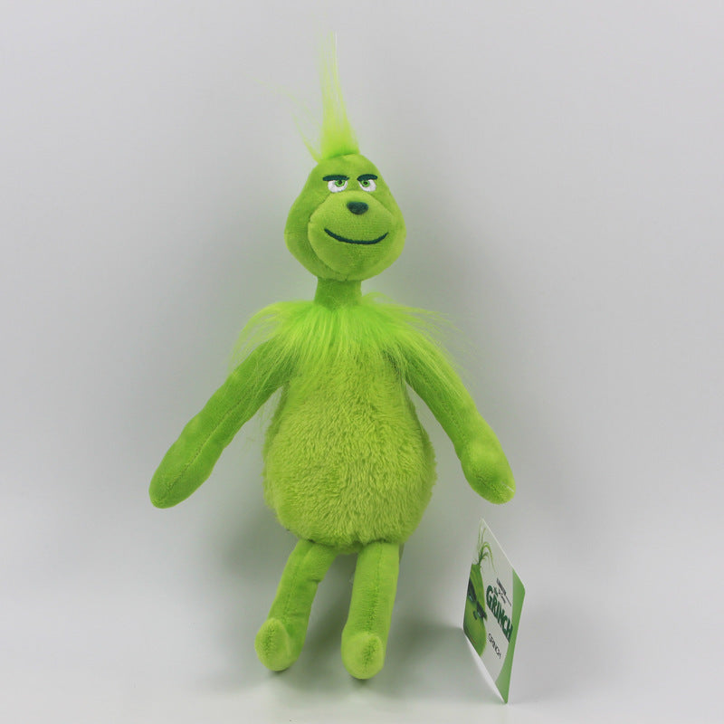 Soft Grinch Holiday Teddy Doll