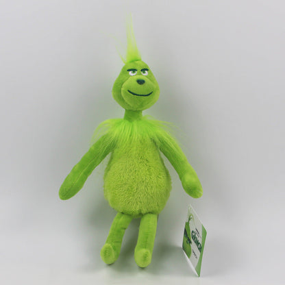 Soft Grinch Holiday Teddy Doll