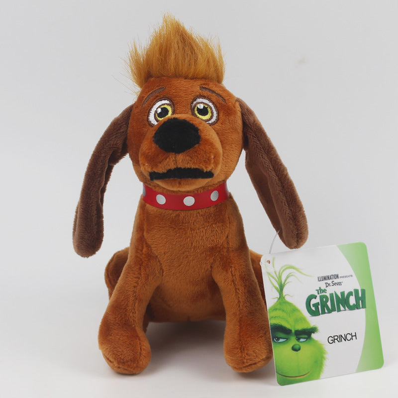 Soft Grinch Holiday Teddy Doll