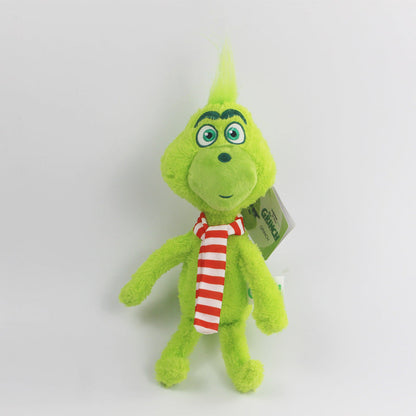 Soft Grinch Holiday Teddy Doll