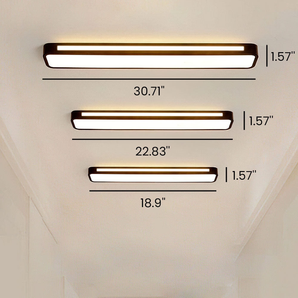 Simple Modern Iron LED Ceiling Light