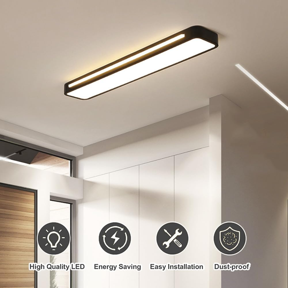 Simple Modern Iron LED Ceiling Light