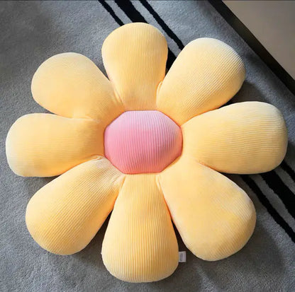 Soft Floral Pattern Chair Cushion