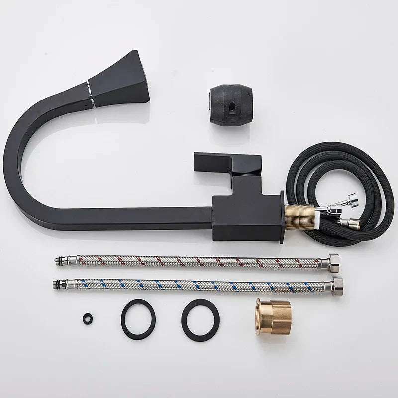 Contemporary Swing Kitchen Faucet – Sleek Stainless Steel Mixer Tap