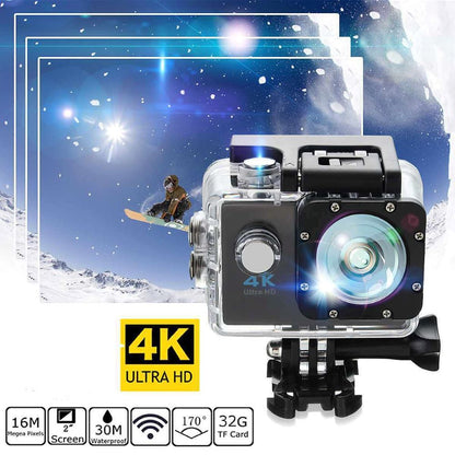 High Definition Waterproof Action Cam 12MP WiFi