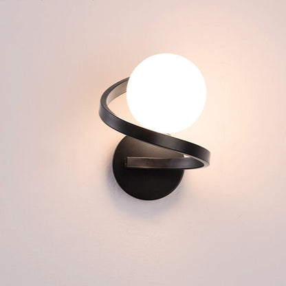 Elegant Metal Arc Wall Lamp