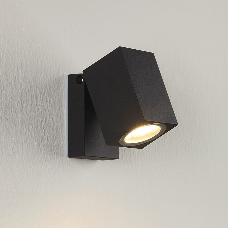 Contemporary Adjustable Outdoor LED Wall Light Fixture