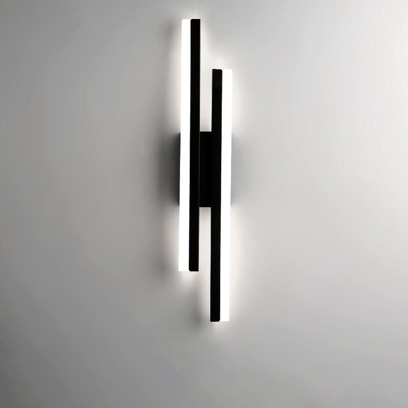 Slim LED Wall Light | Modern Iron Fixture | Adjustable Brightness