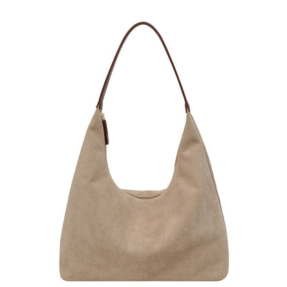 Luxurious Suede Crossbody Bag with Extra Storage